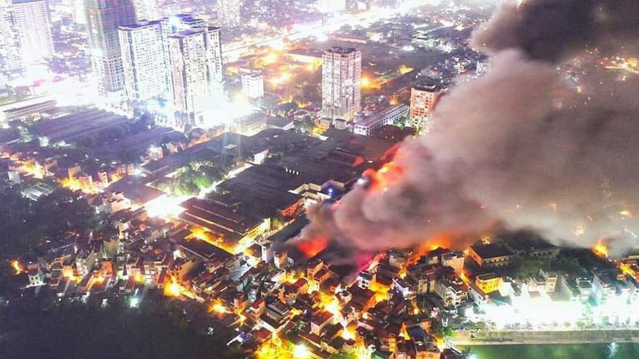 Đám cháy không có thiệt hại về người.