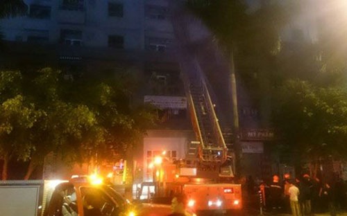 Hoả hoạn tại một chung cư ở Hà Nội.<br>