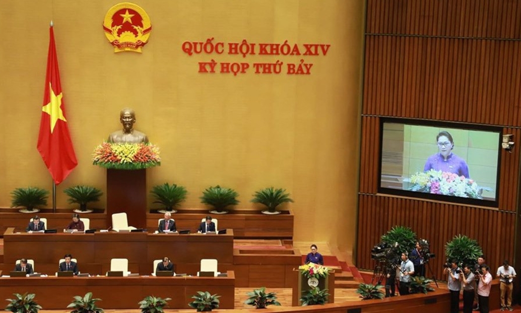 Kỳ họp thứ 7 của Quốc hội khoá 14 đã khai mạc sáng 20/5 tại Hà Nội - Ảnh: Quang Phúc.