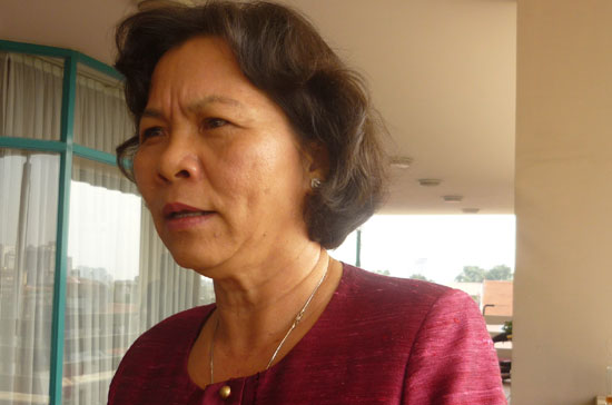 Chủ nhiệm Ủy ban Tư pháp Lê Thị Thu Ba.