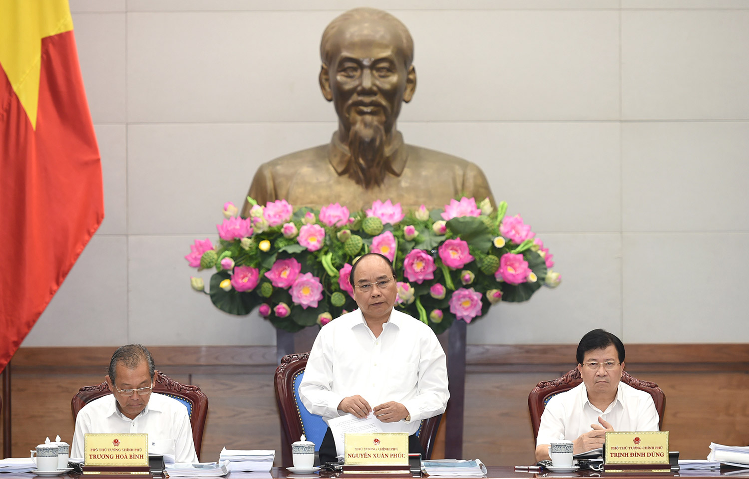 Thủ tướng chủ trì phiên họp về chuyên đề xây dựng pháp luật của Chính phủ - Ảnh: VGP