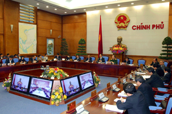 Hội nghị trực tuyến về cải cách hành chính ngày 5/4 - Ảnh: Chinhphu.vn