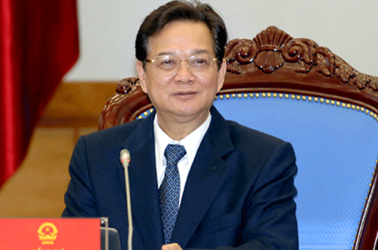 Thủ tướng Nguyễn Tấn Dũng trong một phiên họp thường kỳ Chính phủ - Ảnh: Chinhphu.vn