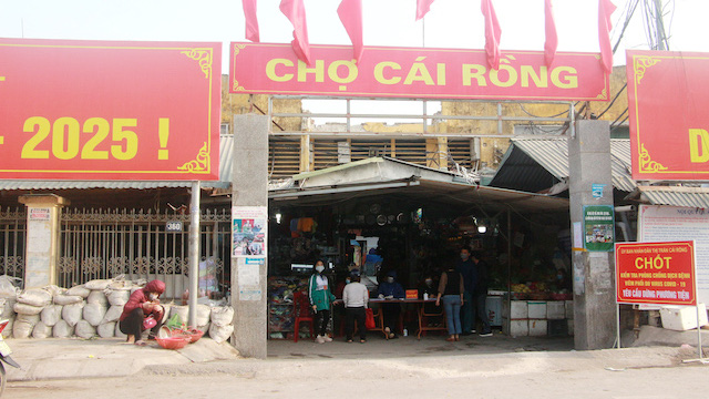 Thị trấn Cái Rồng bị phong tỏa từ trưa 30/1. Ảnh minh họa. 