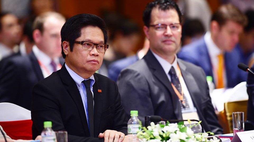 Ông Vũ Tiến Lộc (trái), Chủ tịch VCCI, đồng Chủ tịch VBF