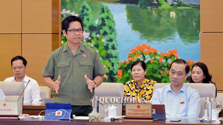 Chủ tịch Phòng Thương mại và công nghiệp Việt Nam (VCCI) Vũ Tiến Lộc phát biểu tại phiên thảo luận 