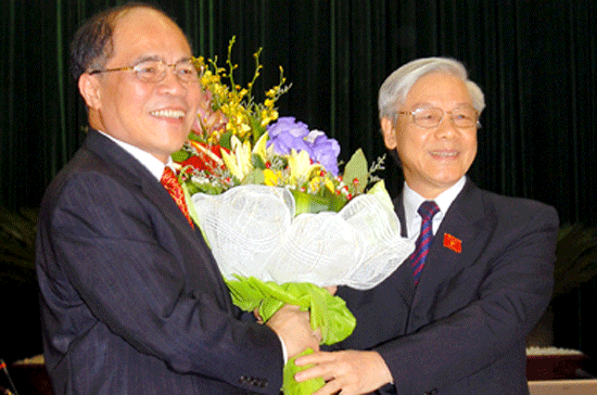 Ông Nguyễn Sinh Hùng đắc cử Chủ tịch Quốc hội