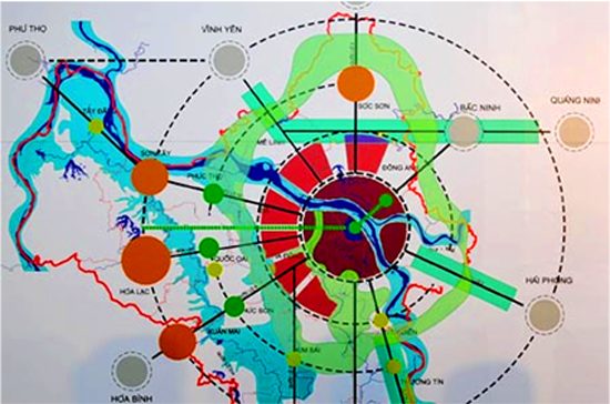 Quy hoạch thị trấn sinh thái Chúc Sơn, tỷ lệ 1/5000.