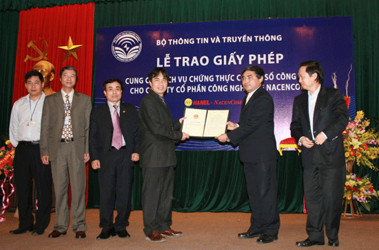 Thêm một nhà cung cấp chứng thực chữ ký số được cấp phép