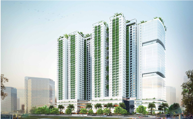 <span style="font-family: Arial; font-size: 12px; line-height: 15.6px;">Toàn bộ nước thải trong tòa nhà được xử lý để tái sử dụng tưới cây…&nbsp;</span>