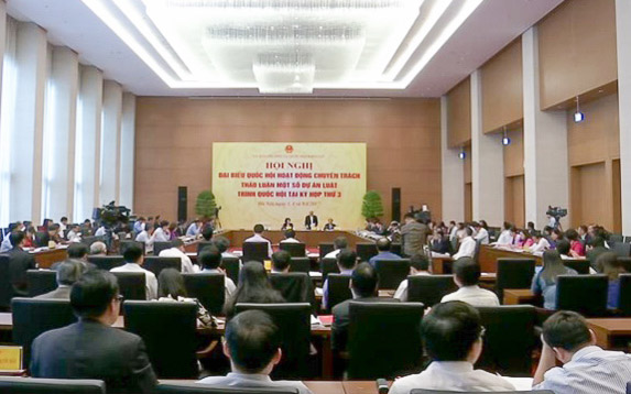 Hội nghị đại biểu Quốc hội chuyên trách đã bước sang ngày làm việc cuối cùng