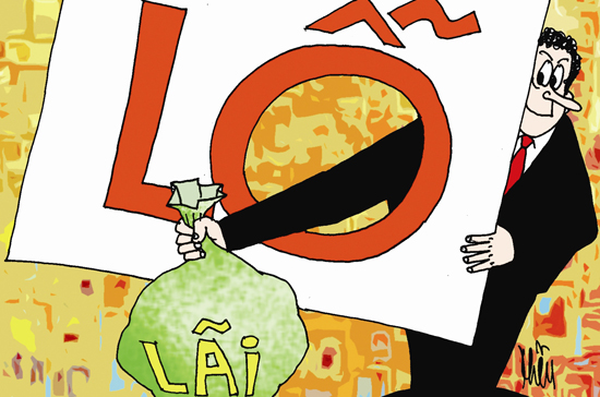 Cho vay lãi cao, ký hợp đồng giá thấp cho doanh nghiệp Việt là những "mánh" chuyển giá đã bị phát giác - Minh họa: Khều.