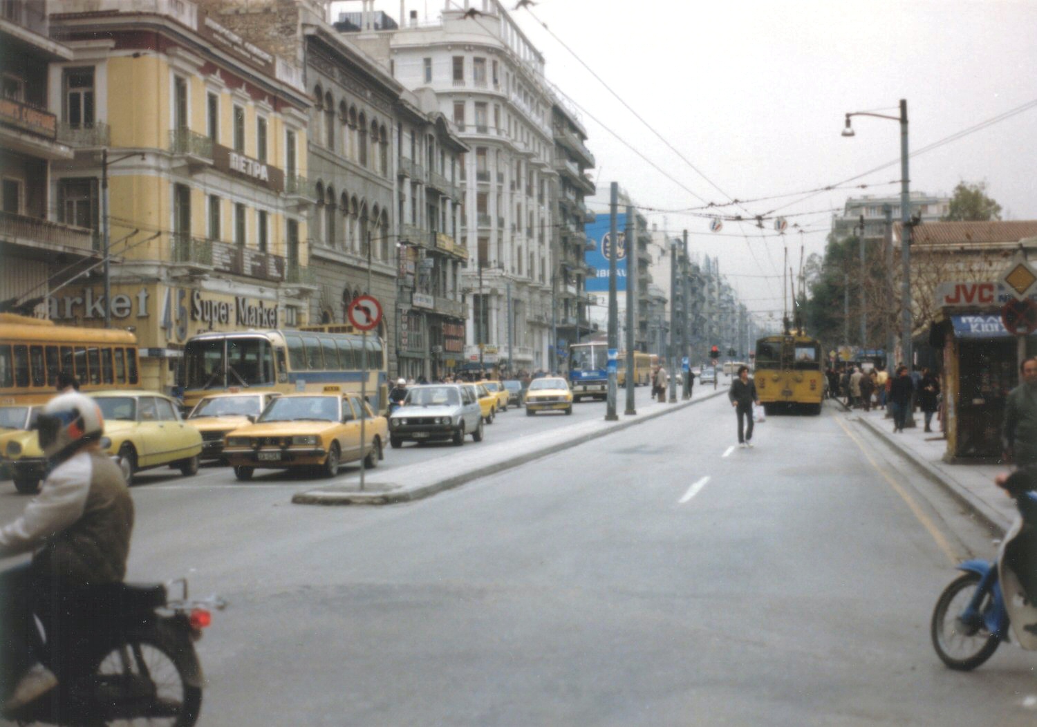 Một góc thủ đô Athens của Hy Lạp.