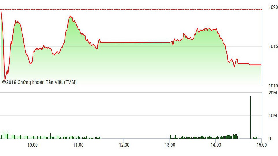 Nhịp hôi đã tắt lịm trong nửa sau của phiên chiều nay.