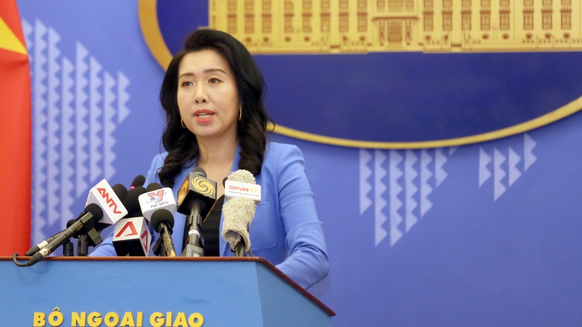 Người phát ngôn Bộ Ngoại giao Việt Nam, bà Lê Thị Thu Hằng