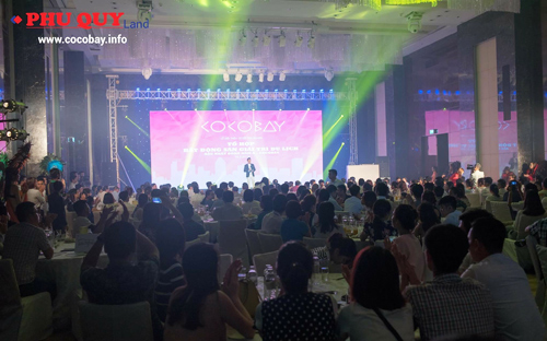 Buổi giới thiệu dự án Cocobay của Phú Quý Land đã thu hút sự tham gia của hơn 500 khách hàng.<br>