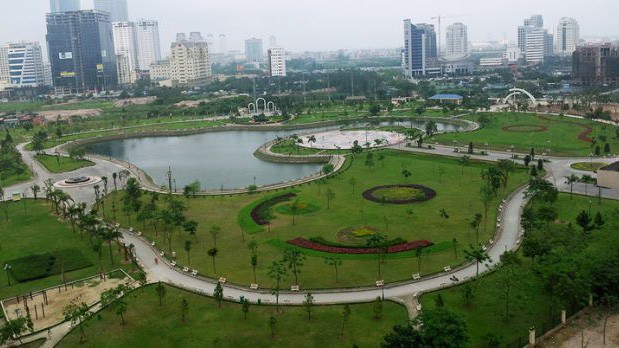 Hà Nội có chủ trương xây dựng bãi đỗ xe ngầm kết hợp dịch vụ thương mại khu đất hơn 14.500 m2 trong khuôn viên phía Đông Bắc của công viên Cầu Giấy.