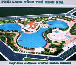 Phối cảnh dự án Công viên Hòa Bình