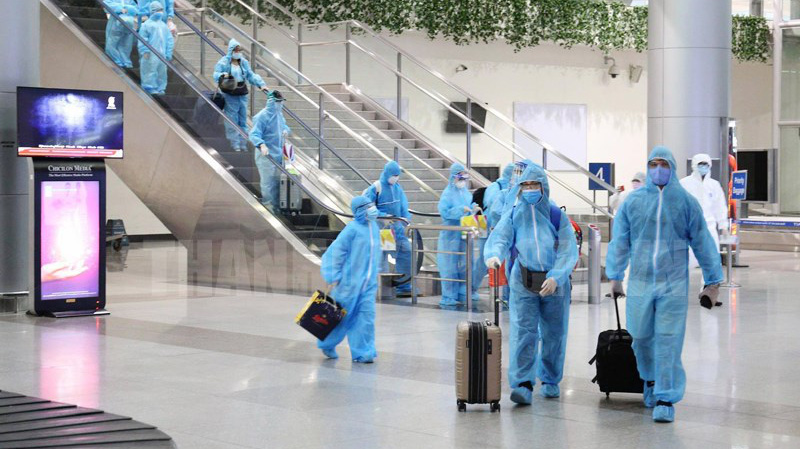 Số ca nhiễm Covid-19 trong thời gian vừa qua đều là người nhập cảnh. Ảnh minh họa. 