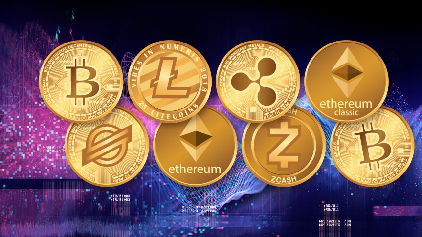 Một số loại tiền ảo lớn trên thị trường - Ảnh: Bitcoin.com