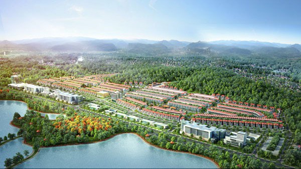 Phối cảnh khu đô thị mới Lào Cai- Cam Đường- Thành phố Lào Cai. 