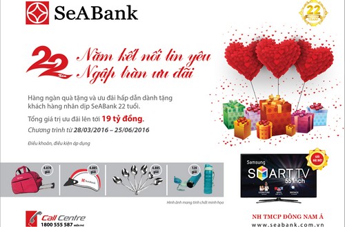 Chương trình được triển khai từ ngày 28/3 đến 25/6/2016.