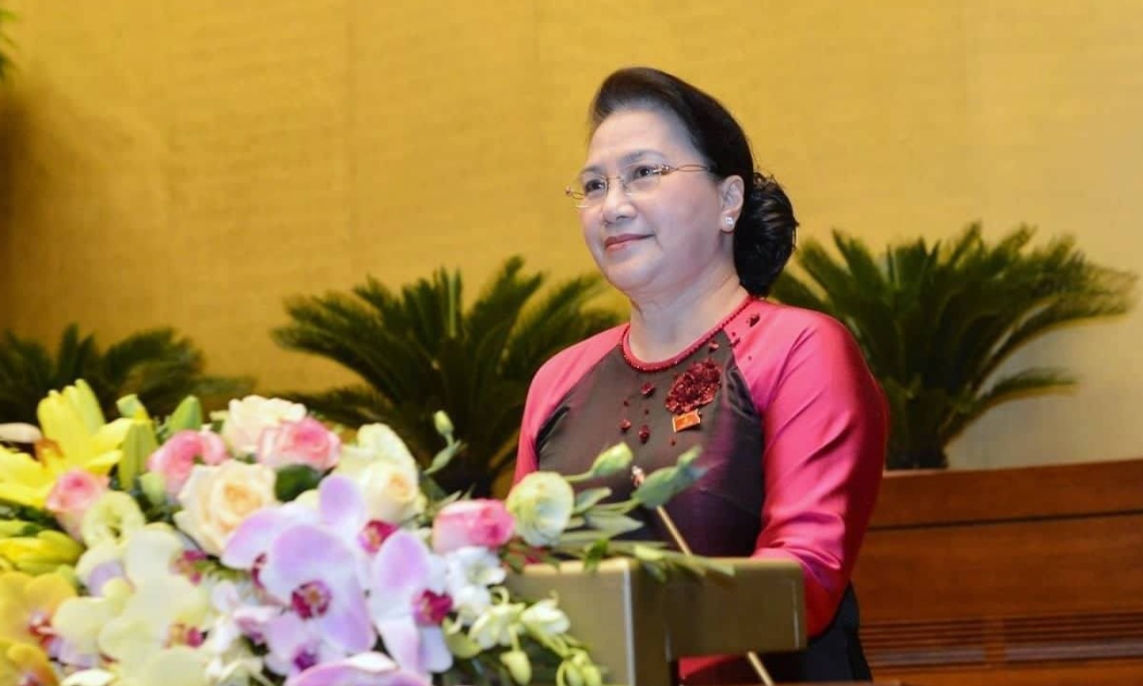 Chủ tịch Quốc hội Nguyễn Thị Kim Ngân khai mạc kỳ họp - Ảnh: Quang Phúc