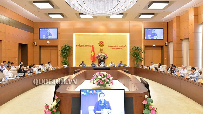 Một phiên họp của Uỷ ban Thường vụ Quốc hội.