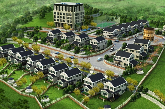 Phối cảnh biệt thự Country House 2.