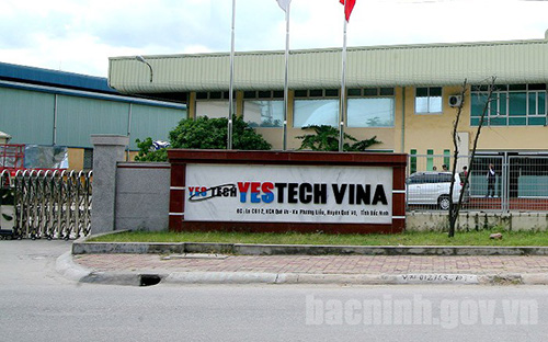 <span style="font-family: &quot;Times New Roman&quot;; font-size: 14.6667px;">Công ty TNHH Yestech Vina&nbsp;</span><span style="font-family: &quot;Times New Roman&quot;; font-size: 14.6667px;">tại KCN Quế Võ, Bắc Ninh.</span>