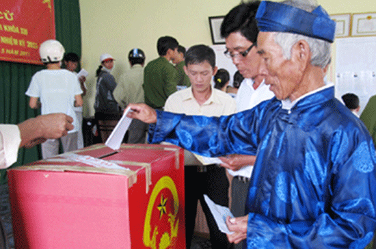 Cử tri Thừa thiên - Huế đi bầu cử - Ảnh: Chinhphu.vn