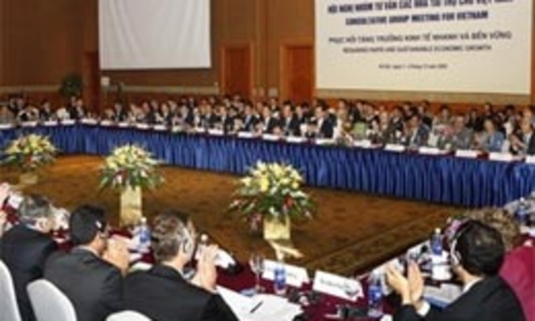 Tại hội nghị nhóm tư vấn các nhà tài trợ cho Việt Nam lần thứ 16, các nhà tài trợ đã cam kết dành 8,063 tỷ USD vốn ODA cho Việt Nam trong năm tới, mức kỷ lục từ trước đến nay.
