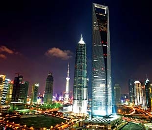 Tòa nhà Trung tâm Tài chính Thế giới Thượng Hải 101 tầng, tòa nhà cao nhất Trung Quốc hiện nay - Ảnh: AP.