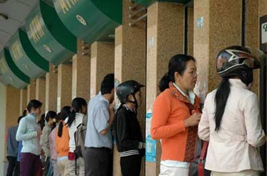 Một số điểm đặt máy ATM của Agribank.