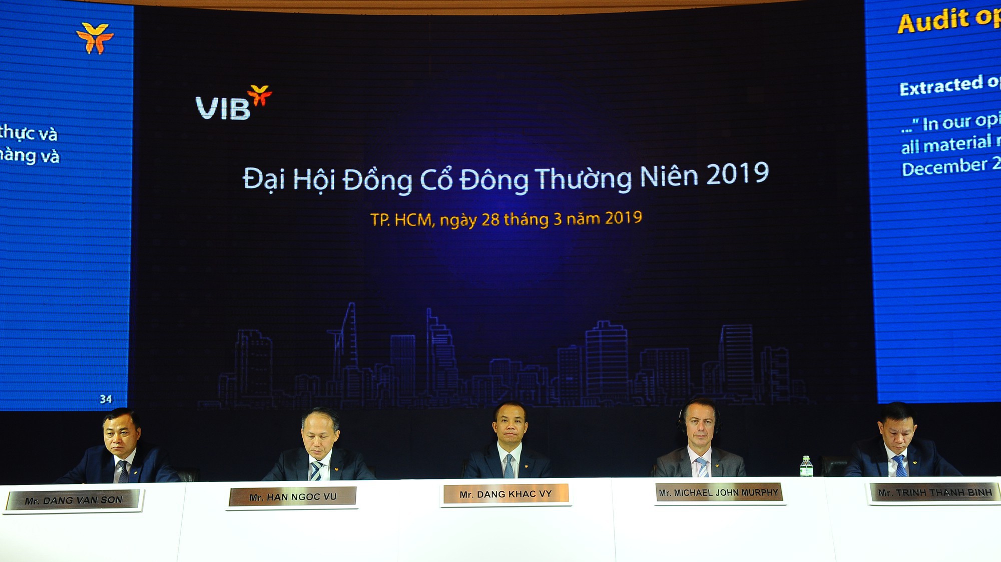 Ngân hàng VIB đã tổ chức thành công đại hội đồng cổ đông thường niên năm 2019.