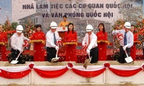 Khởi công xây tòa nhà Quốc hội tại khu Ba Đình