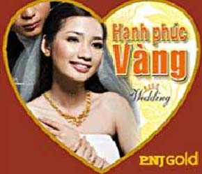 Một bộ vàng trang sức của PNJ.