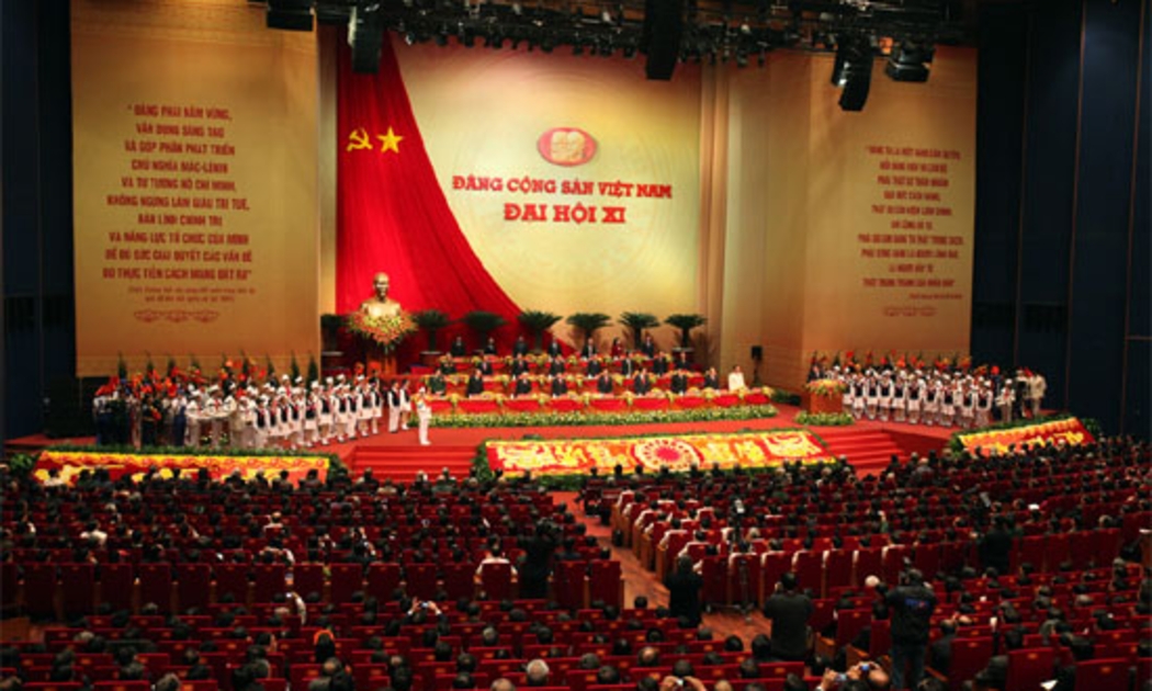 1.377 đại biểu đã tham dự Đại hội đại biểu toàn quốc lần thứ XI của Đảng - Ảnh: LQP.