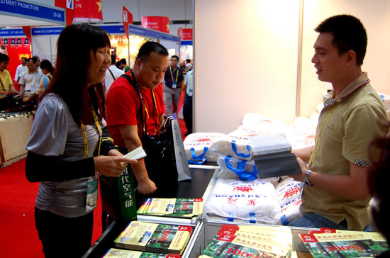 Một góc gian hàng của Vạn Thành tại CAEXPO 2009 - Ảnh: Anh Quân.