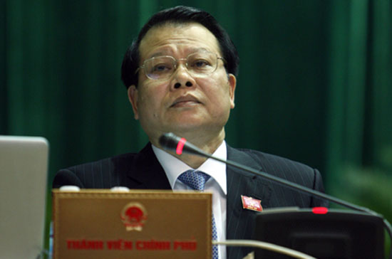 Phó thủ tướng Vũ Văn Ninh được cử làm Trưởng ban Chỉ đạo tái cơ cấu Vinashin.