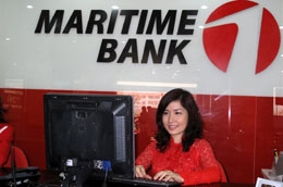 Maritime Bank cho biết một phần nguồn vốn tăng thêm được dùng để đầu tư cho các dự án trung, dài hạn của các doanh nghiệp.