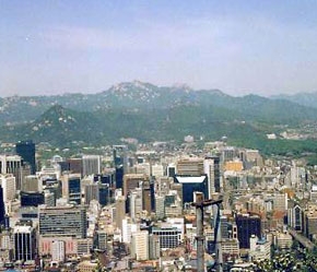 Một góc thủ đô Seoul, Hàn Quốc.