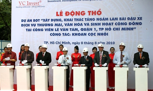 Khởi công bãi đậu xe ngầm lớn nhất cả nước