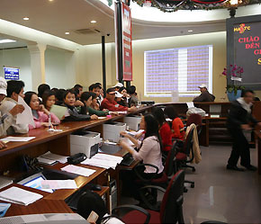 HASTC hiện có 97 mã chứng khoán niêm yết - Ảnh: Việt Tuấn.