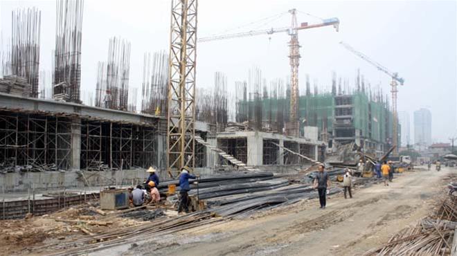 Dự án Đại Thanh đang trong quá trình xây dựng.