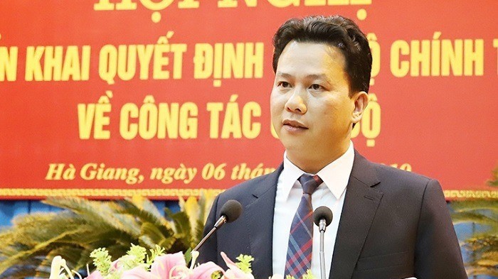 Tân Bí thư Tỉnh ủy Hà Giang Đặng Quốc Khánh.