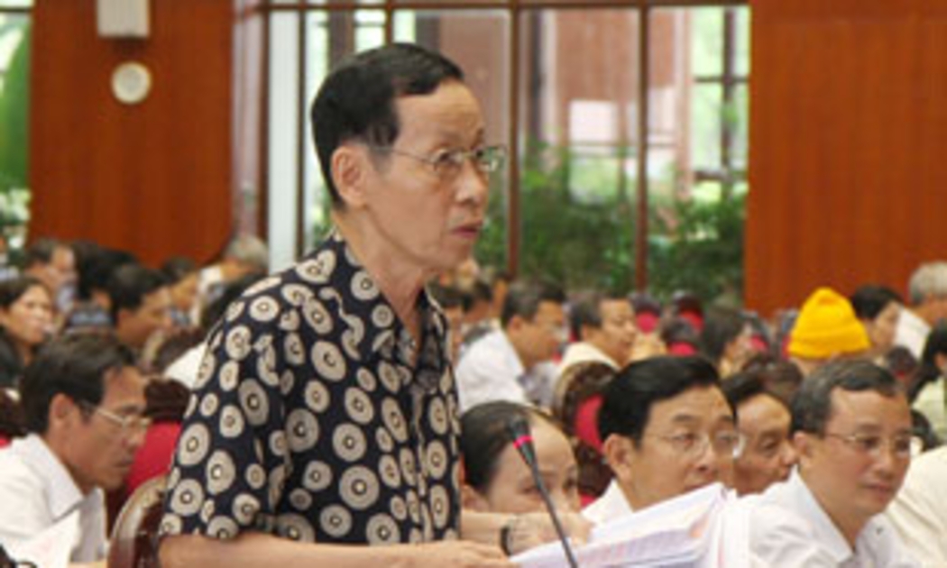 Đại biểu Nguyễn Đăng Trừng: 