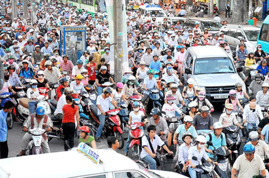 Dân số thành thị đã tăng với tốc độ trung bình là 3,4%/năm.