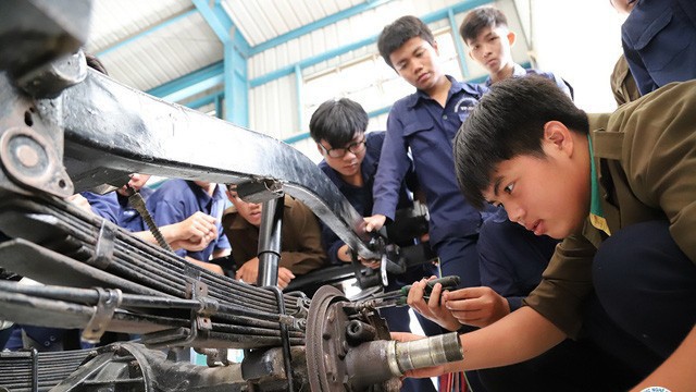 Doanh nghiệp tham gia hoạt động đào tạo nghề tới đây sẽ được hưởng nhiều chính sách ưu đãi hơn. Ảnh minh họa.