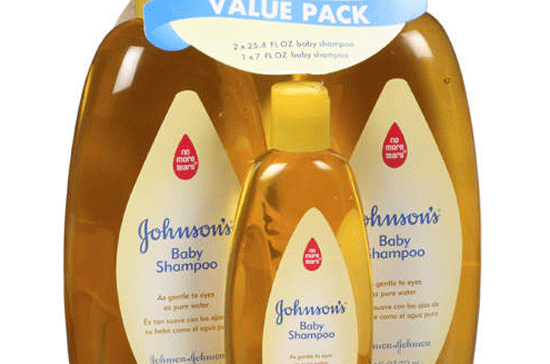 Dầu gội đầu dành cho trẻ em của Johnson & Johnson.